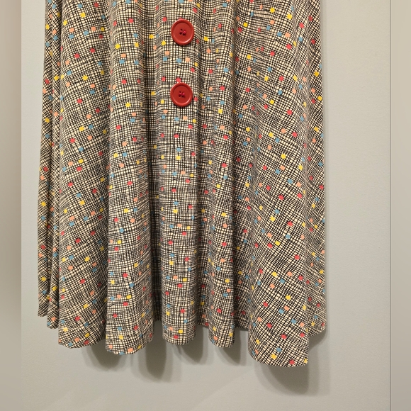 NWOT Effies Heart Colorful Sleeveless Dress | SZ large - Picture 5 of 6